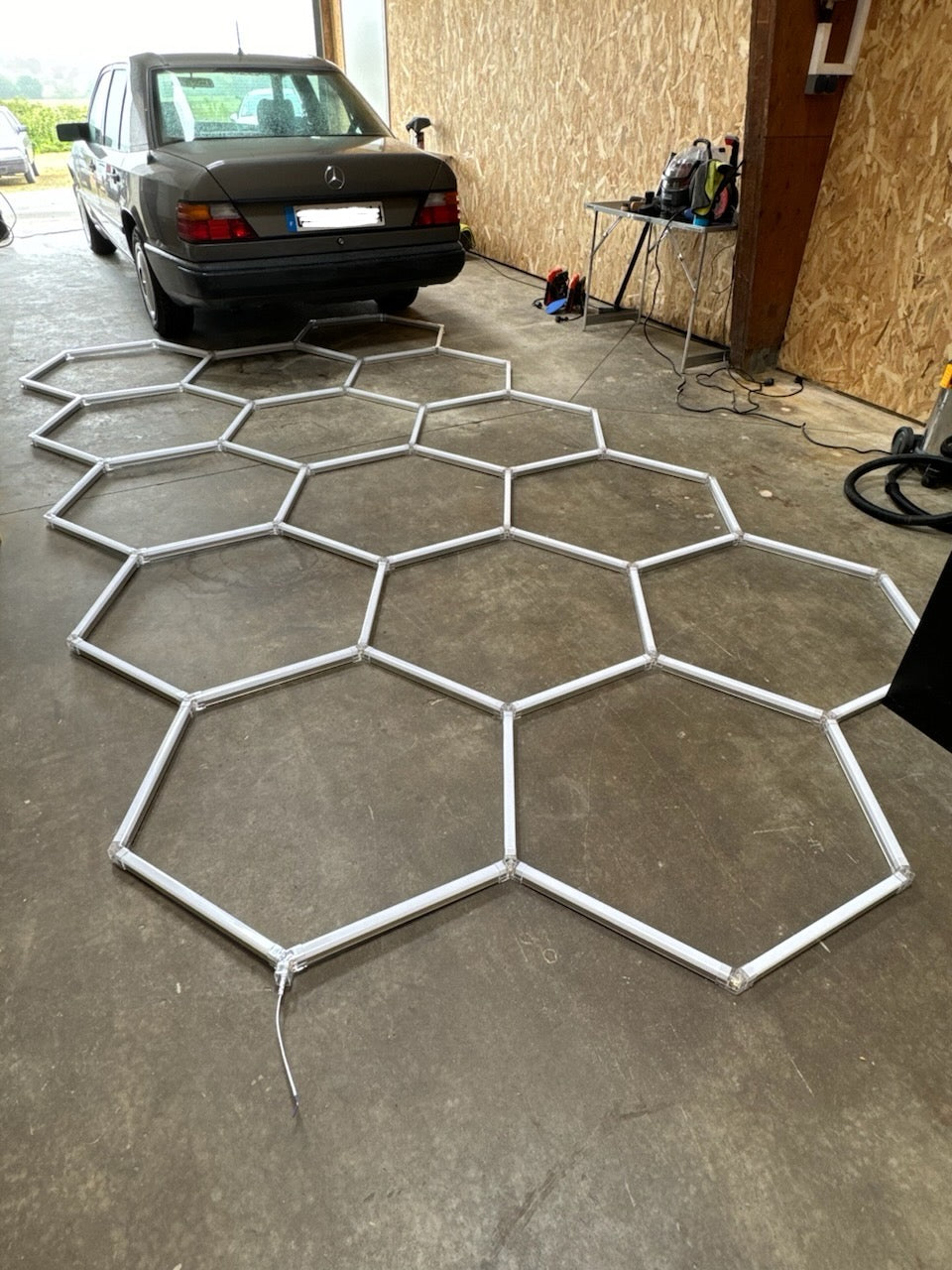 Luminaire leds hexagonale ASP 4