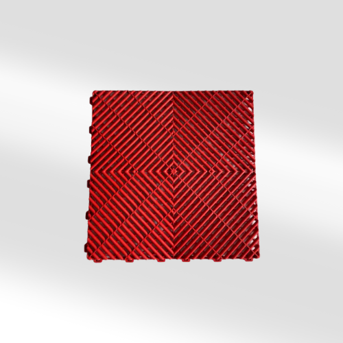 Dalles pvc Rouge  40x40 cm 1,8 d'épaisseur