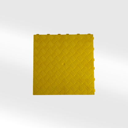 Dalles pvc pleine Jaune 40x40 cm 1,8 d'épaisseur